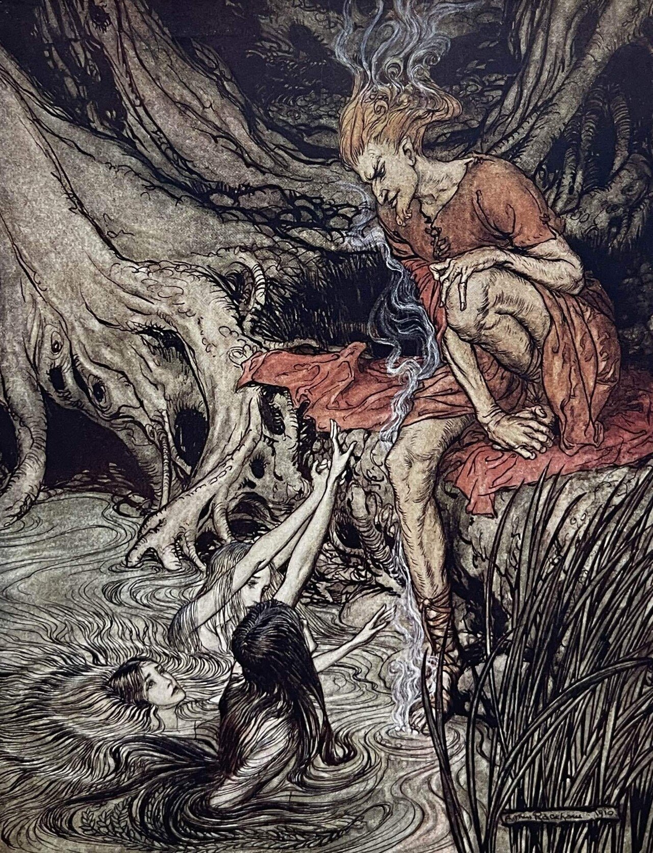 リヒャルト・ワーグナー、アーサー・ラッカム『ニーベルングの指環