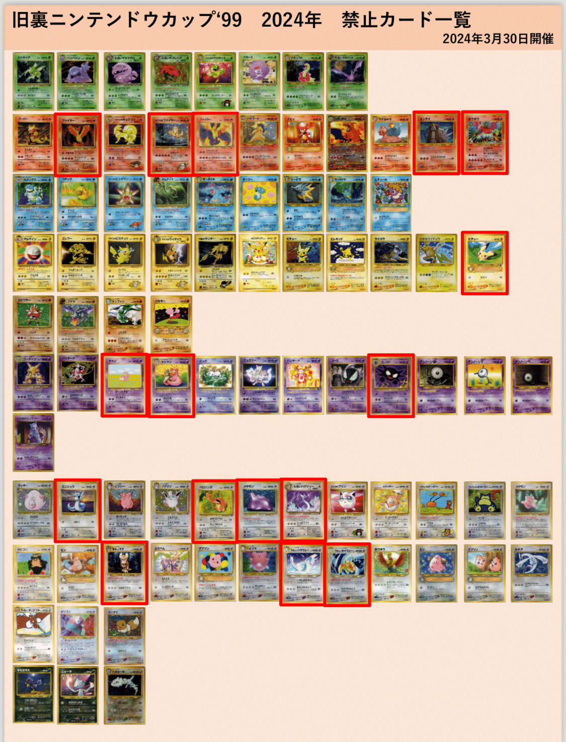 イベント要綱】旧裏ニンテンドウカップ'99 2024｜うっど