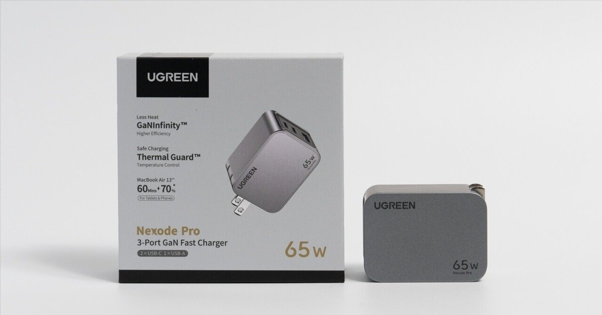Amazon.co.jp: UGREEN Nexode Pro 充電器 65W 3ポート 小型で
