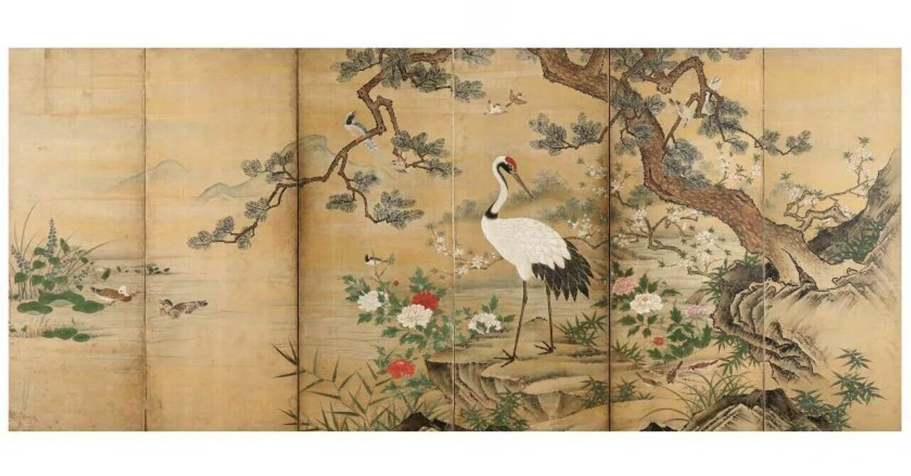 鍋島紋様瓜図大徳利明治時代