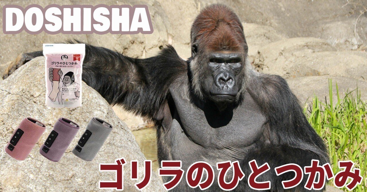 最新家電NEWS】DOSHISHAからユニークな商品「ゴリラのひとつかみ」発売