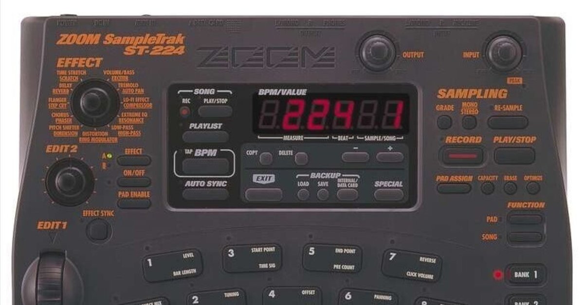 MIDI虚無機材史 #25 ZOOM ST-224(1999年)｜BS6743