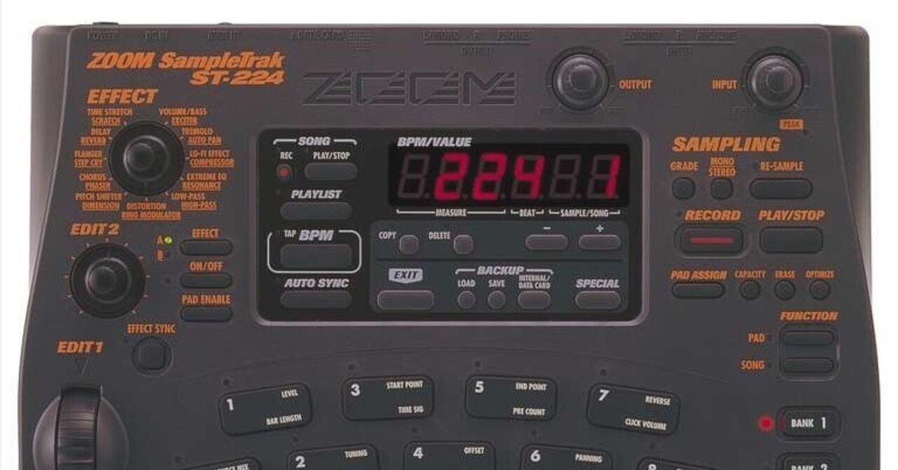 MIDI虚無機材史 #25 ZOOM ST-224(1999年)｜BS6743