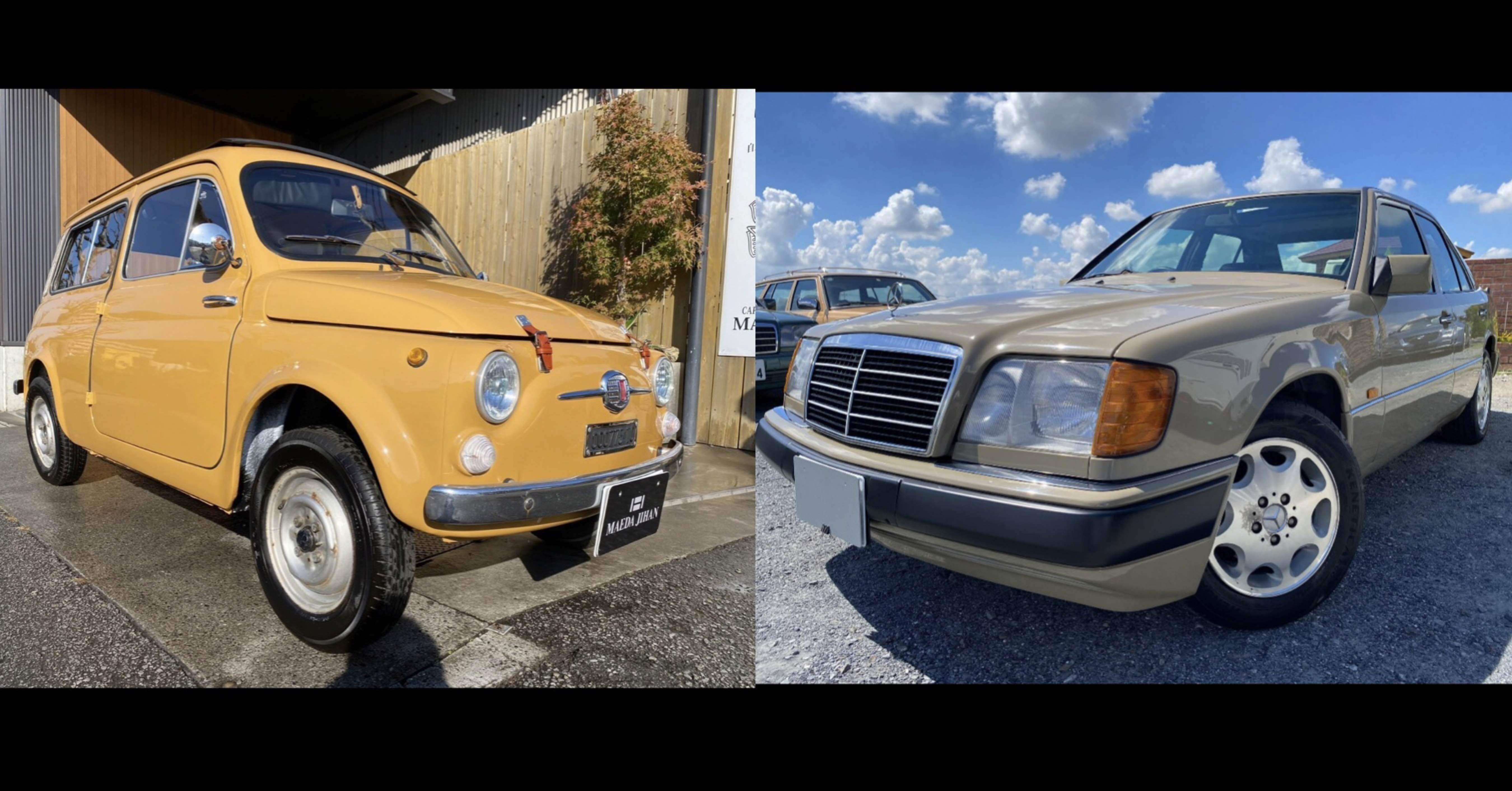 Fiat500FとW124について｜アラン藤島