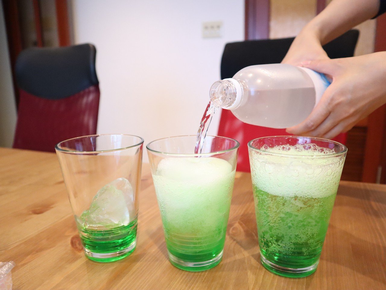 ダイソーのかき氷用シロップと炭酸水でメロンソーダを作ってみる ラフなひとこと 目黒にあるit企業です Note