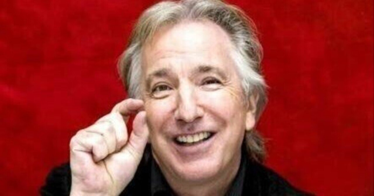 アラン•リックマン 日記 ハリー・ポッター」スネイプ役アラン