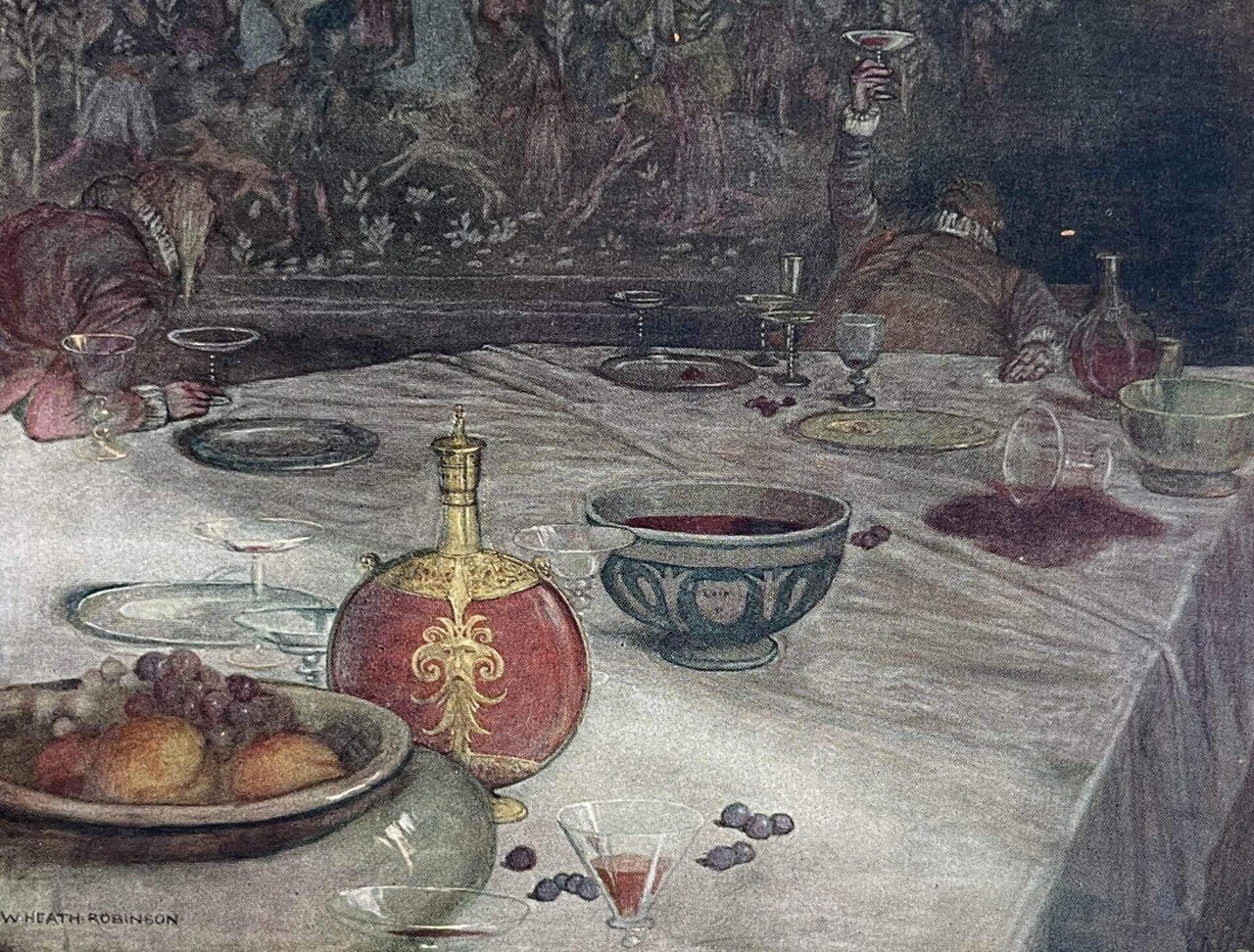 ウィリアム・シェイクスピア、ヒース・ロビンソン『十二夜』1908