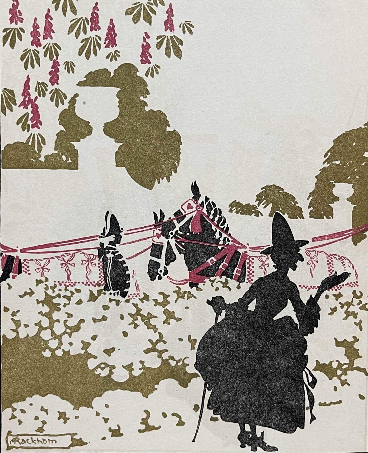 限定セール中とアーサーラッカム挿画本カラー画15枚総揃！1911年『ウンディーネ アーサー・ラッカム画のウンディーネからカラー挿絵① : Books