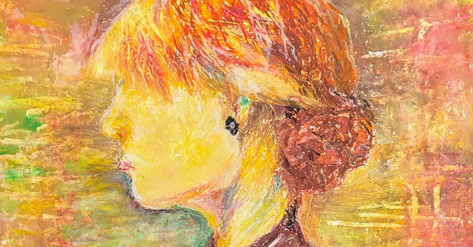 アンリ・ド・トゥールーズ＝ロートレック、赤い髪の少女、希少な画集より 学芸美術 画家の心 第46回「トゥールズ・ロートレック 赤毛の娘