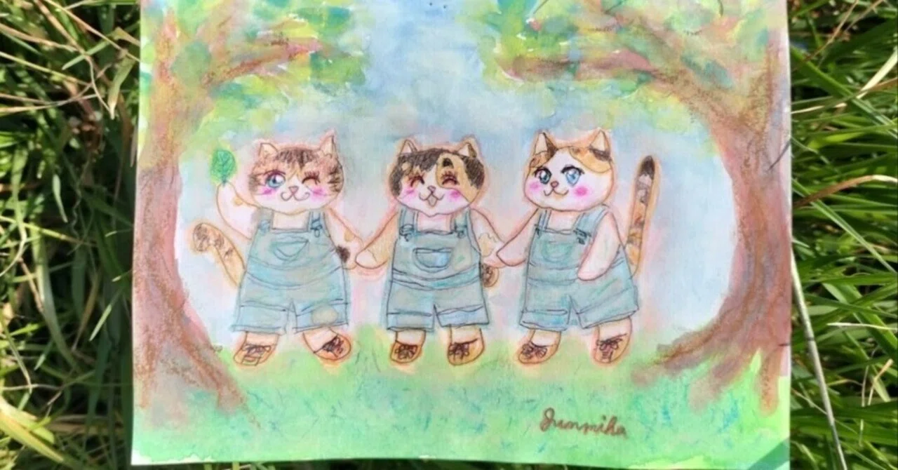 三毛猫三姉妹の日｜じゅんみは