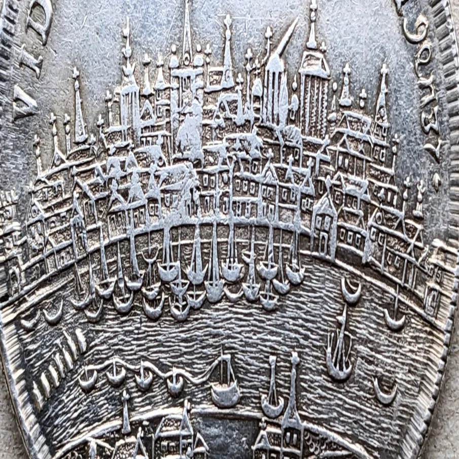 1705年 ケルン 都市景観 ターラー銀貨 (1705 Cologne Thaler