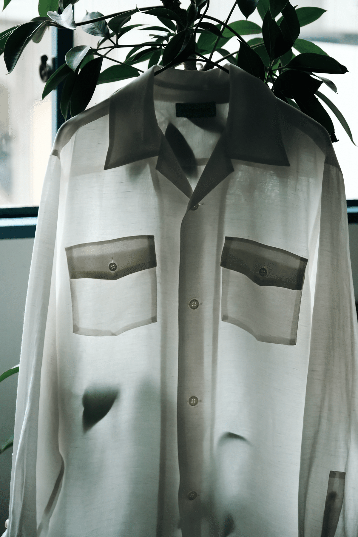 美品✨️EVERYDAY I LIKE. WASHシャツ 白シャツ 襟ワイヤー Deuxieme Classe（ドゥーズィエムクラス）の「EVERYDAY I LIKE
