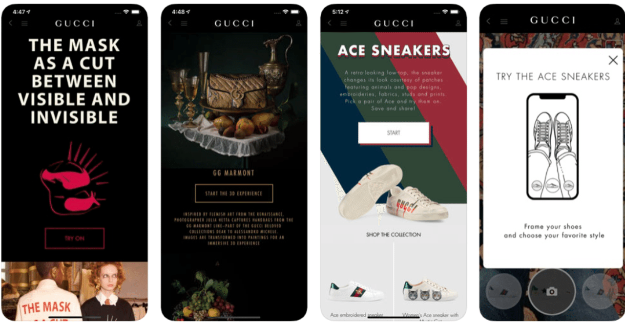 グッチの公式アプリ ユーザーを飽きさせない仕掛けとは Arなど機能を紹介 Fashion Tech News グッチの公式アプリ ユーザーを飽きさせない仕掛けとは Arなど機能を紹介 Fashion Tech News