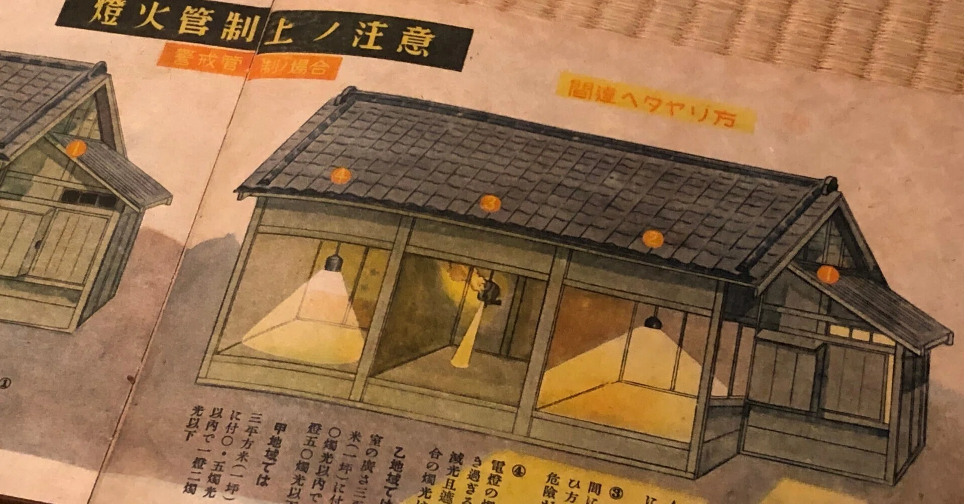 戦時下、空襲に備えて各家庭に求められた灯火管制。アイデア商品も