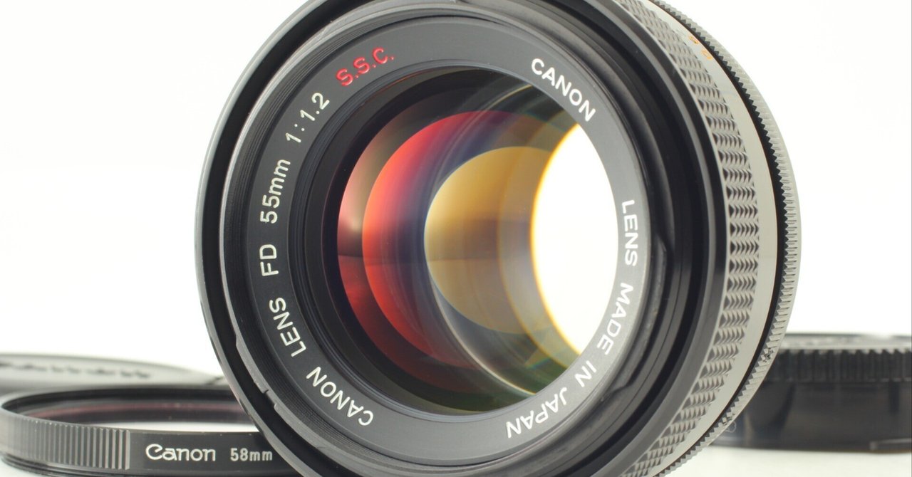 Canon FD 55mm F/1.2の分解｜フィルムカメラ修理のアクアカメラ