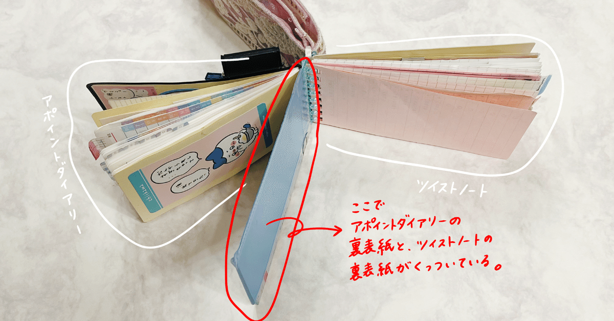 送料無料◆2025新品  2024.02.24 アポイントダイアリーとツイストノートのくっつけ方 ビジネス・経済