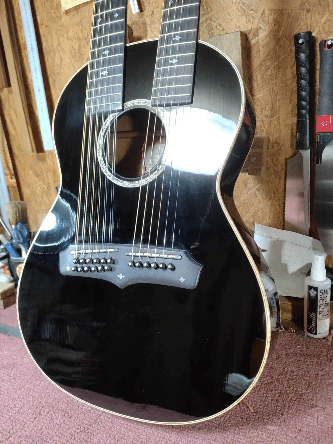 AG#17 Double neck acoustic “Jonathan”｜Charley Yang