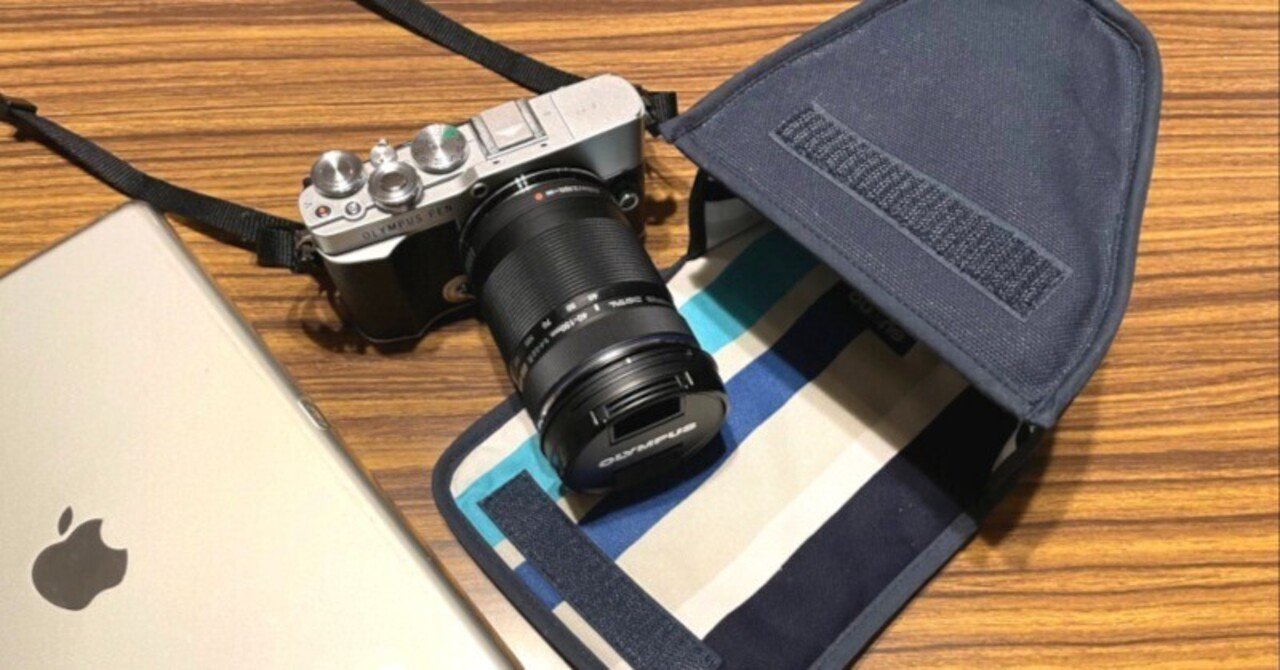 製品紹介] 8号撥水帆布で作ったカラフルなオリンパスペン E-P7 ケース