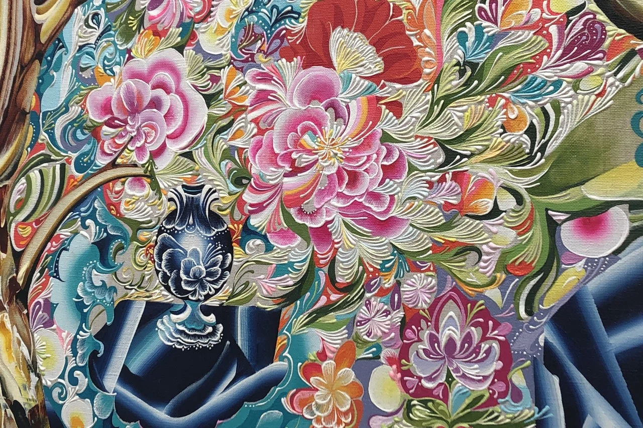 見ても見きる事のできない』絵画 ー水野里奈 「思わず、たち止まざるを