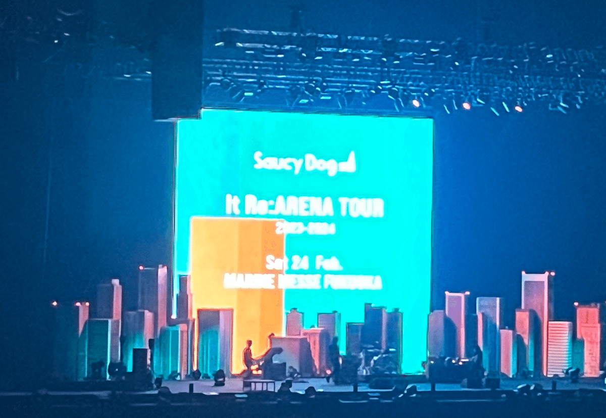 Saucy Dog 「It Re: ARENA TOUR 2023-2024」に行ってきた話｜Mochy