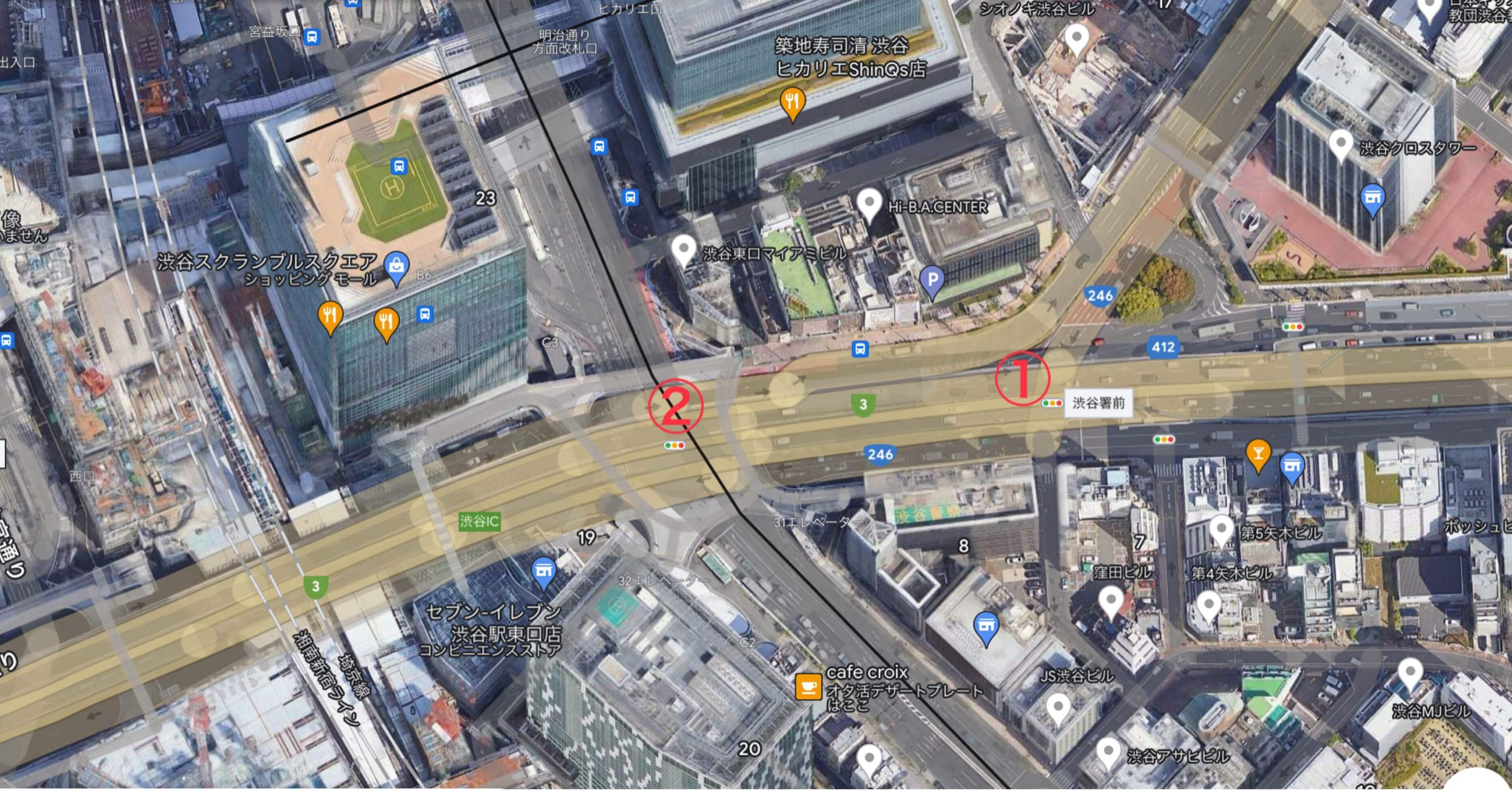 水彩画　新宿警察署裏交差点　A4サイズ 500_F_497034797_Xm83OgSnxKrJdm