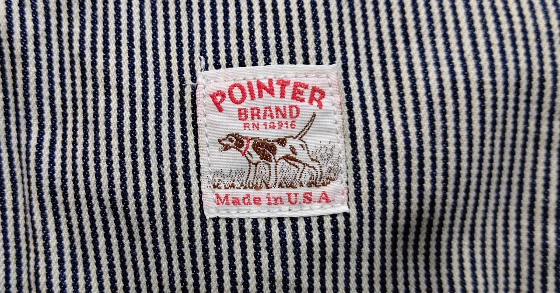 POINTER?BRANDのヒッコリーワークパンツ?をレスキューした?MADE IN 
