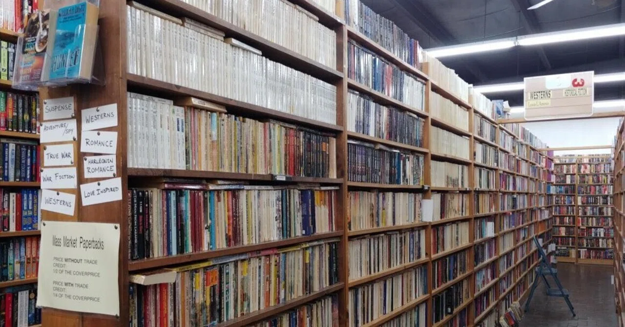 ニューメキシコ州の古本屋