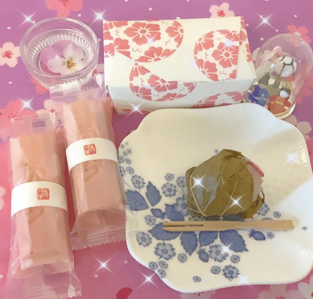 たねやさん桜餅、ふくみ天平＆カシワイさん✨｜ヒカリン
