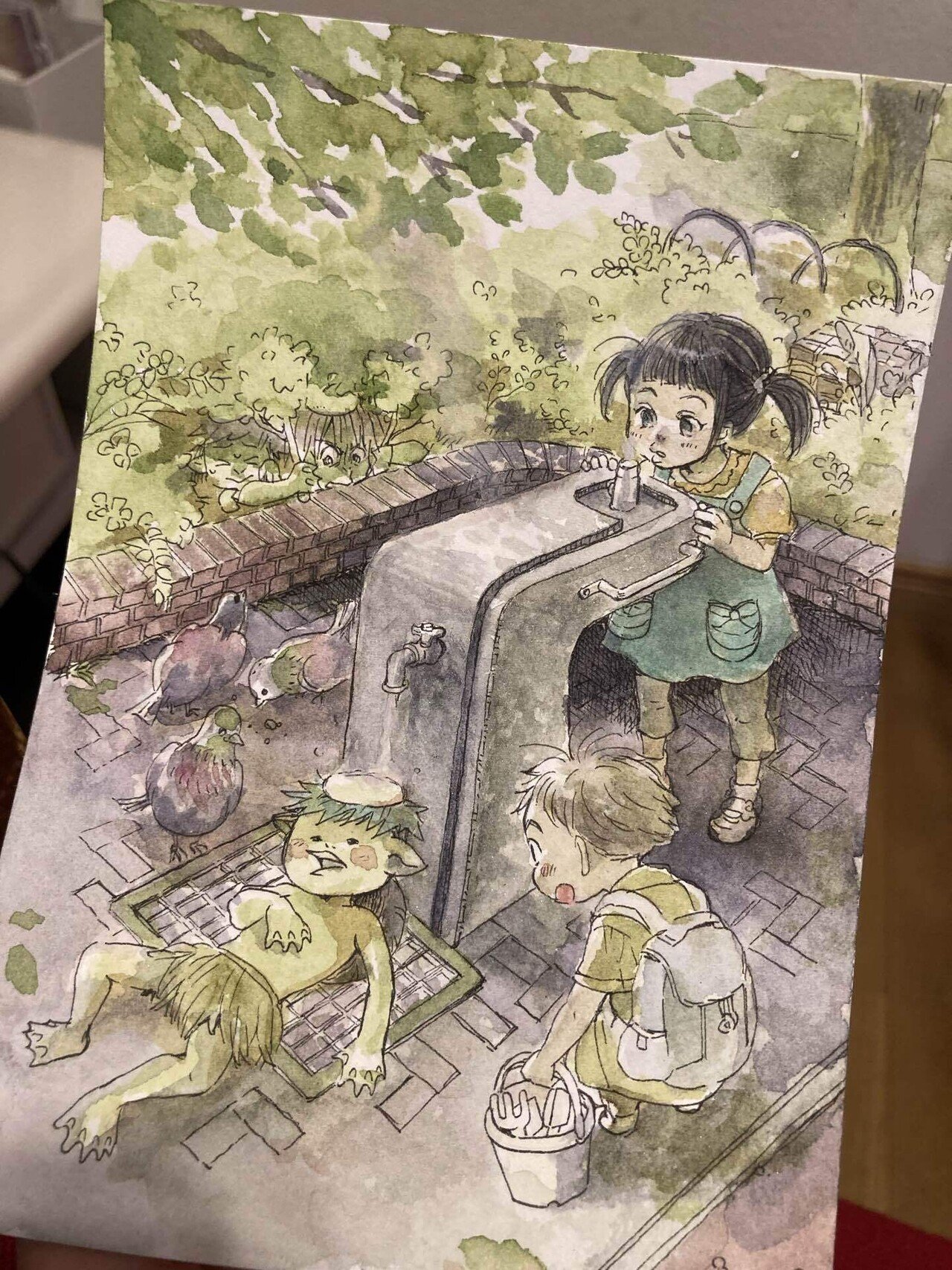 原画イラストの展示会に初参加した話｜おはぎす