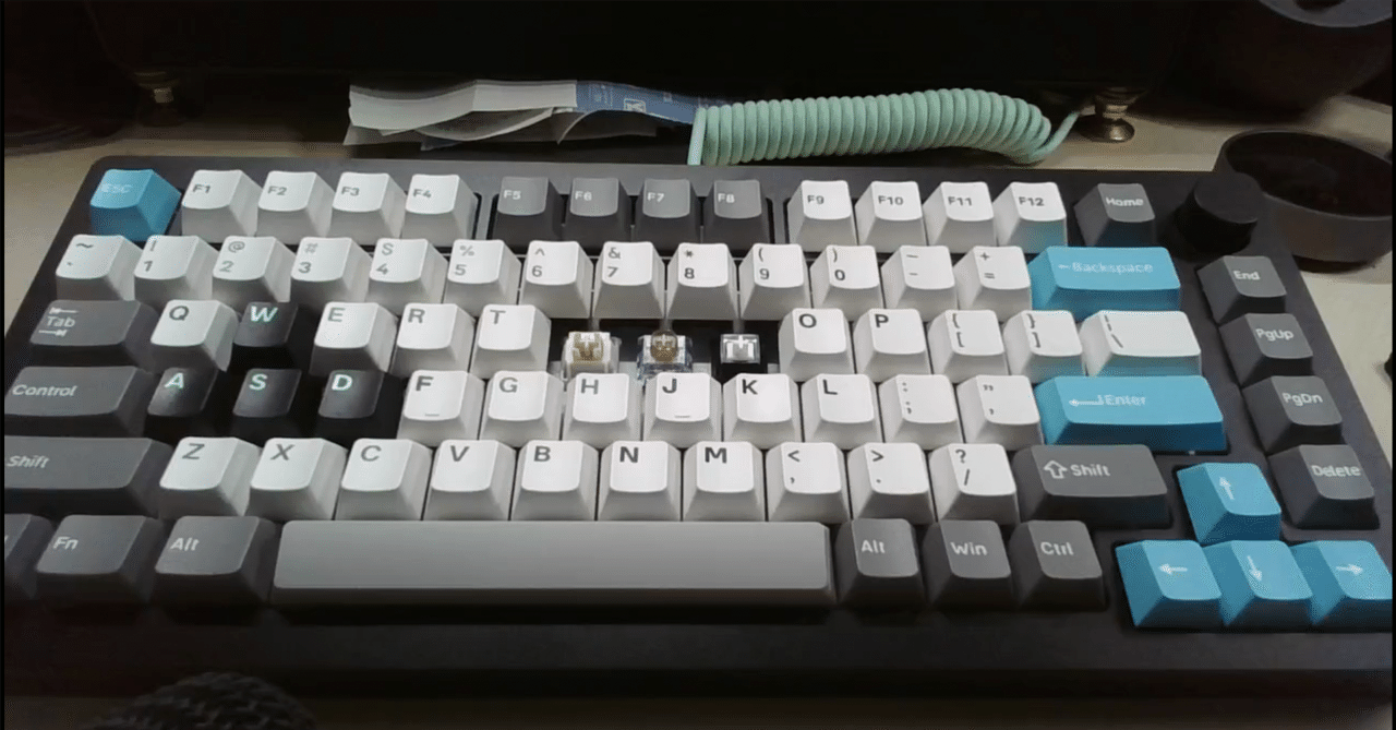 【新品】keyball39 ケースマウント　静音リニア or 静音タクタイル これが沼の入り口？静音リニアスイッチを少しだけ比較してみました