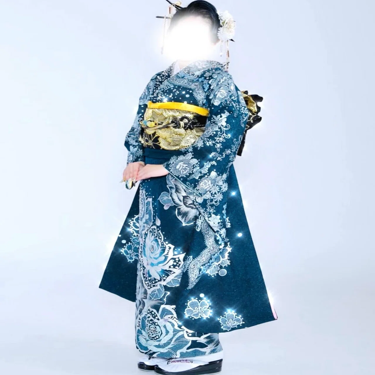ド派手 キラキラ 振袖 スワロフスキー デコ 💎｜まりか💎明るい未来を