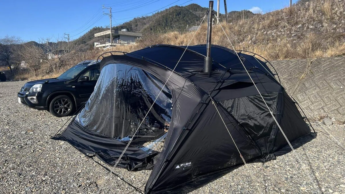 3fulgear beetle16 2.0 大型シェルター テント 70D仕様 自立型ドーム 