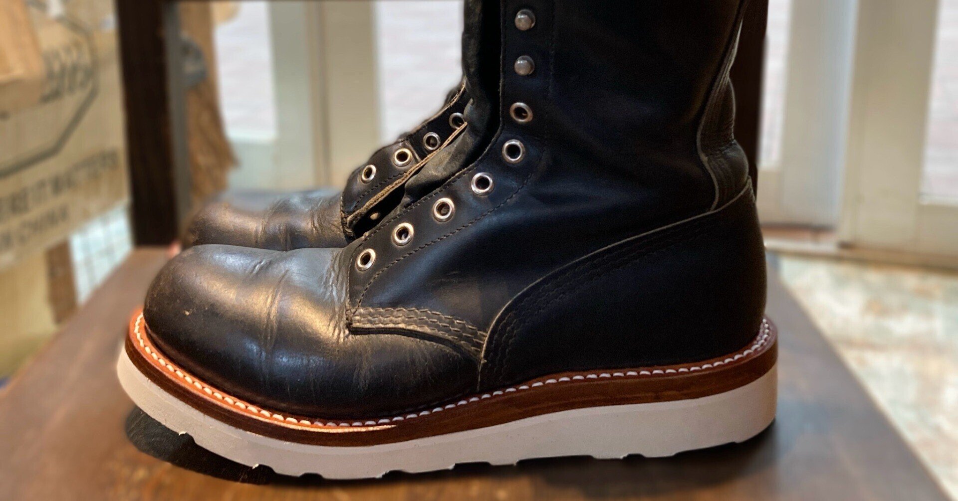 ソールカスタム】Red Wing #699 Logger.|CREA Repair & Handcrafts/roca ソールカスタム】Red Wing #699 Logger.|CREA Repair & Handcrafts/roca