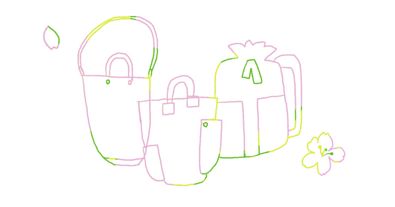 春を迎える新しいバッグ｜パラスパレス pal'laspalace