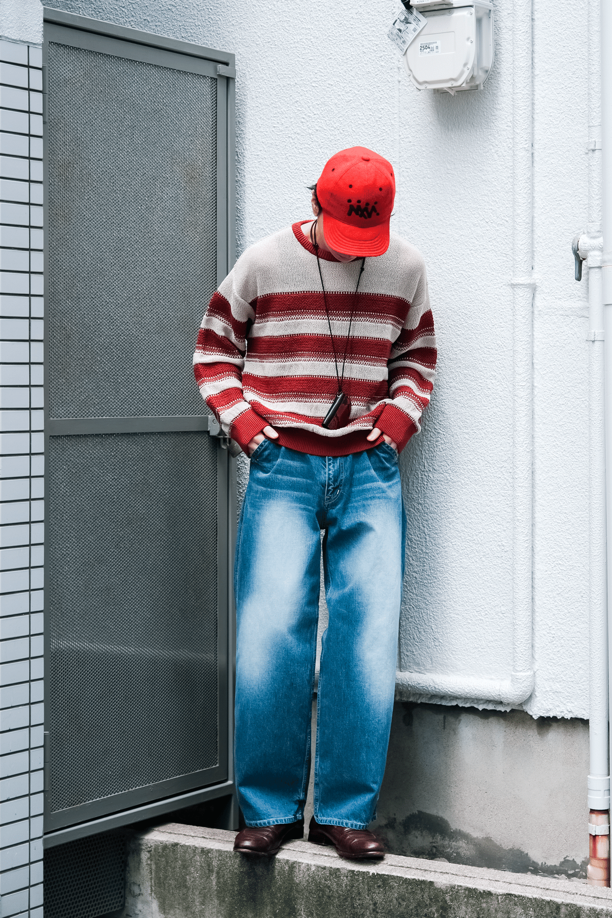 『ENCOMING』　SPOTTED DENIM TROUSER 30サイズ ENCOMING』 SPOTTED DENIM TROUSER 30サイズ