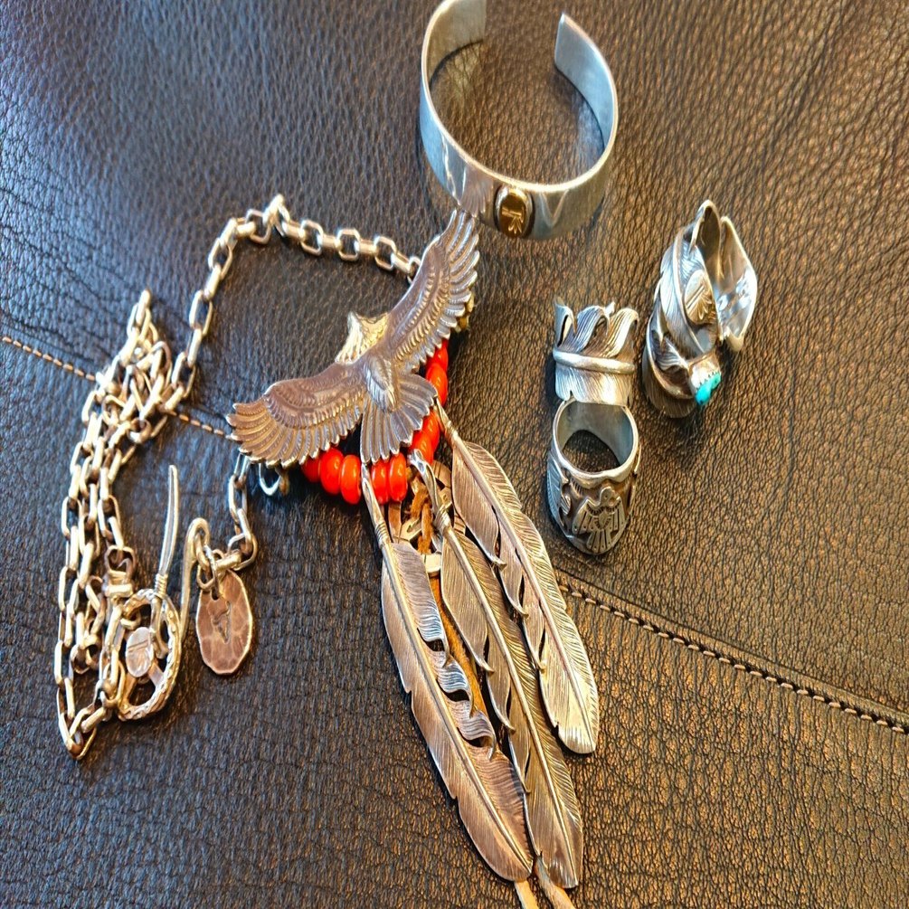 本日迄の出品。フラットヘッドシルバーネックレスセット（バンダナ付き） FLAT HEAD 本店】～私物シルバーの紹介～｜THE FLAT HEAD