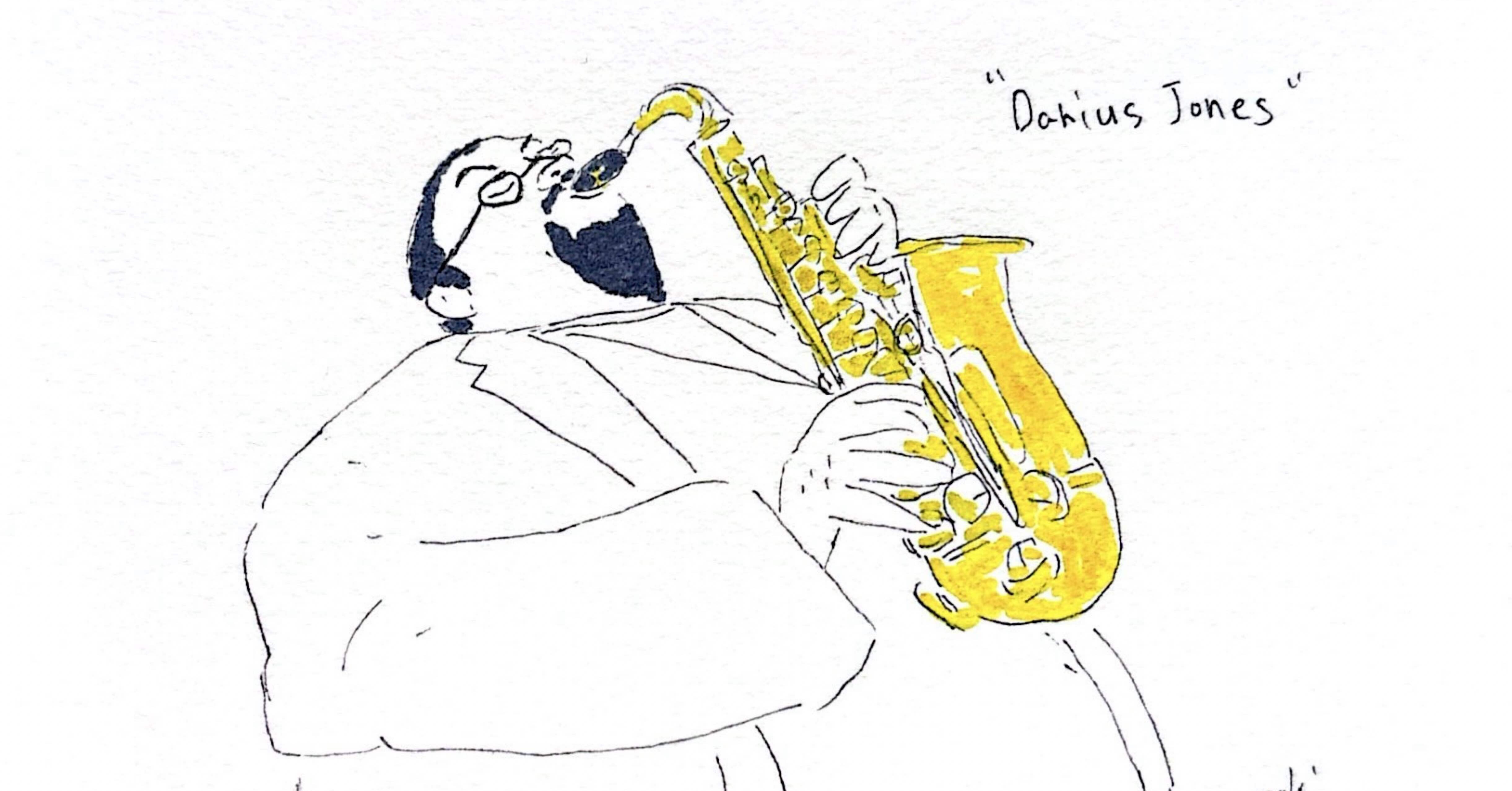 ジャズミュージシャンの絵を1000人描いて気づいた事｜ザキさん