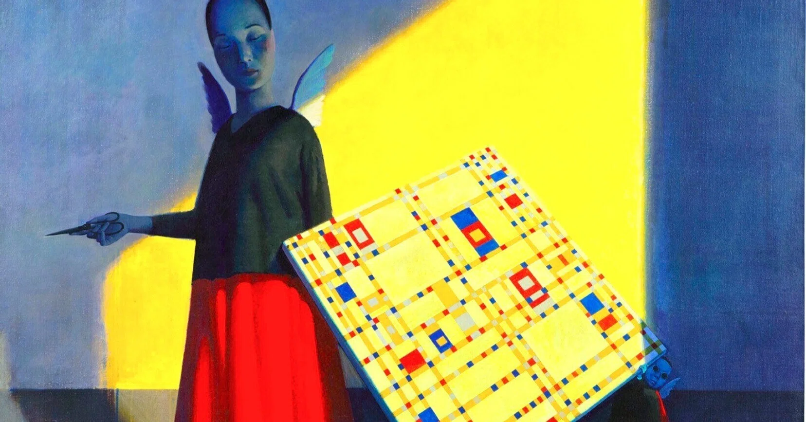 画家リウ・イエ She Isn t Afraid of Mondrian artoday - chiaki