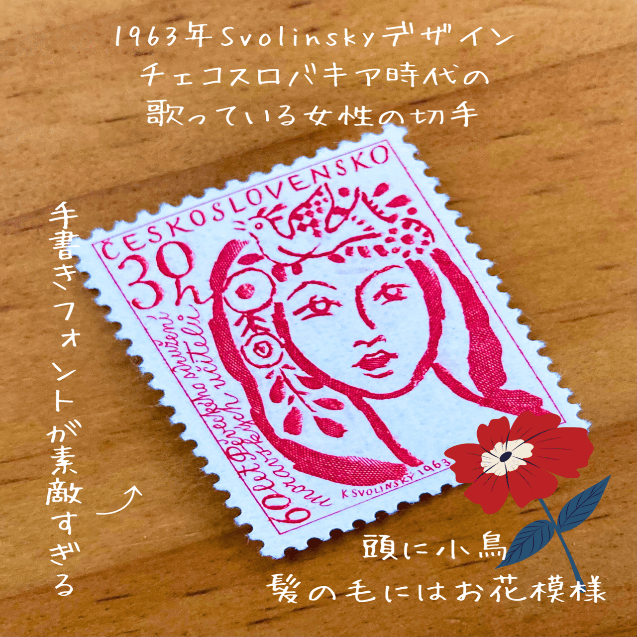 切手のお話#02 紙モノ好きにはたまらない 東欧 チェコのかわいい