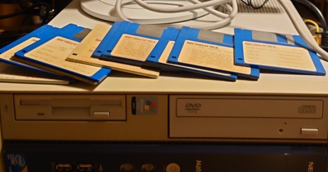 Ensoniq Mirage DSK-8 FDのimgファイル化の備忘録（Gotek FDD