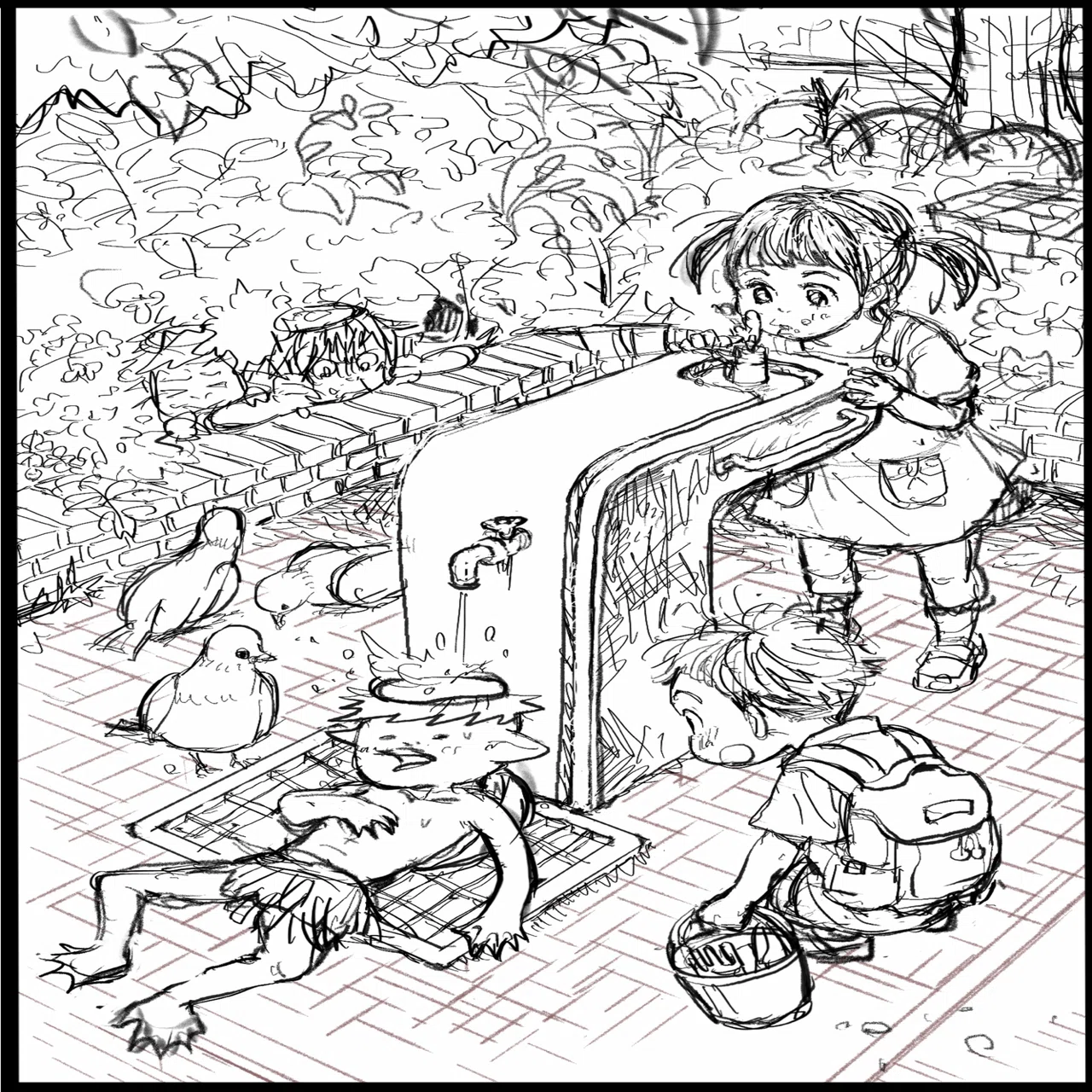 原画イラストの展示会に初参加した話｜おはぎす