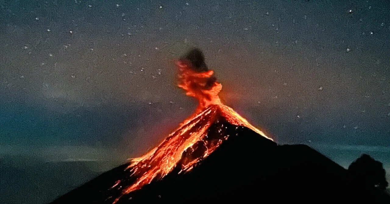189 アカテナンゴ火山ツアー！🌋過酷で死ぬかと思った🇬🇹｜ばゞたけ
