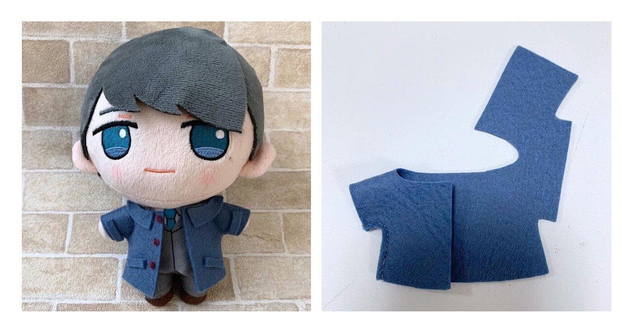 初心者向け》フェルトで作る超簡単ぬいコート（型紙＆作り方）｜miya