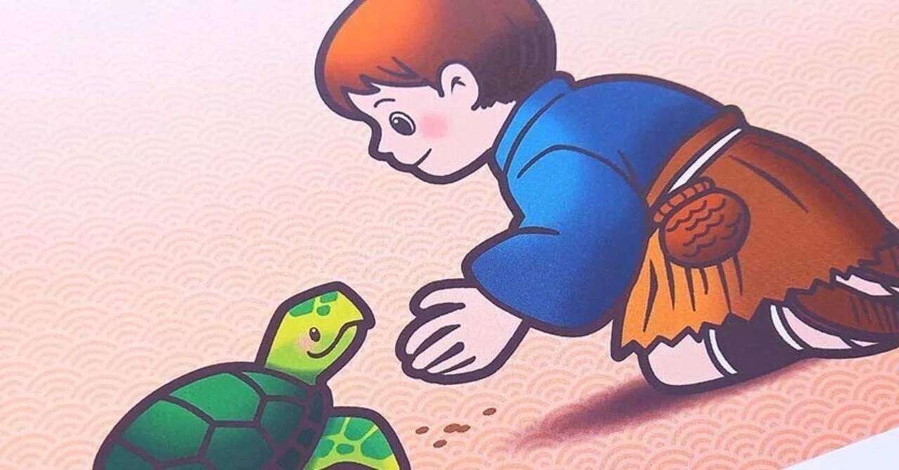 お仕事】しゅわ絵ほん「浦島太郎」｜しらとりゆきえ