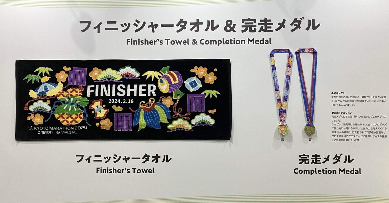 京都マラソン2016 フィニッシャータオル 完走タオル 京都