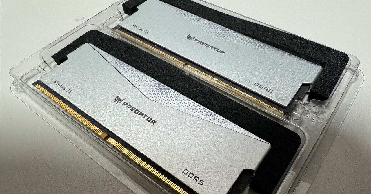 Acer Predator Pallas II DDR5-6000MHz｜EiRi