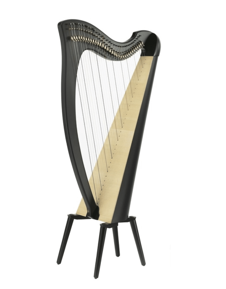 素敵 アイルランド　15音ケルト　ハープ　ウェアラブル　小型楽器　ライアー　啓蒙　幼児　静かライヤーン 水色  素敵 アイルランド 15音ケルト ハープ ウェアラブル 小型楽器 ライアー