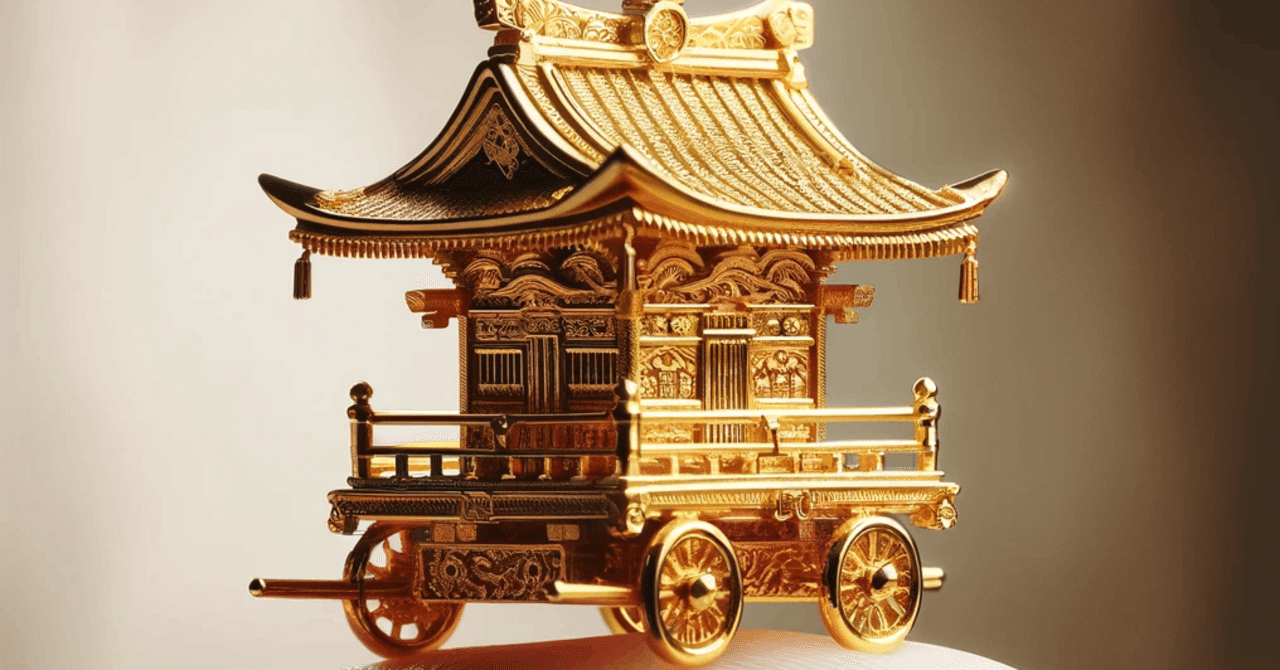 黄金祭りだ「わっしょい！わっしょい！」。【純金のお神輿】が誕生し