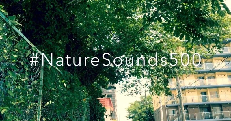 #NatureSounds500 -湯河原の夏セミ-(17/1000)