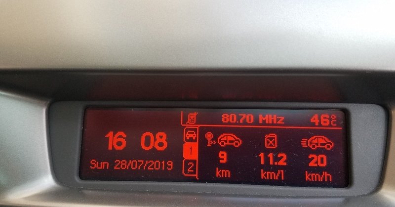 車の温度